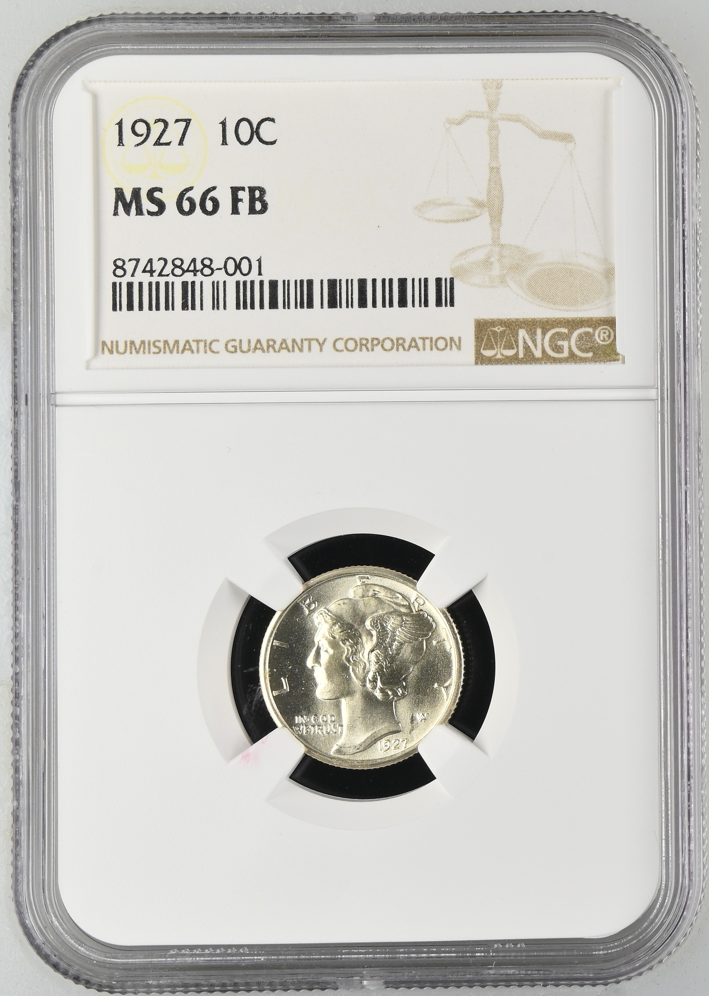 1927 10c MS FB
