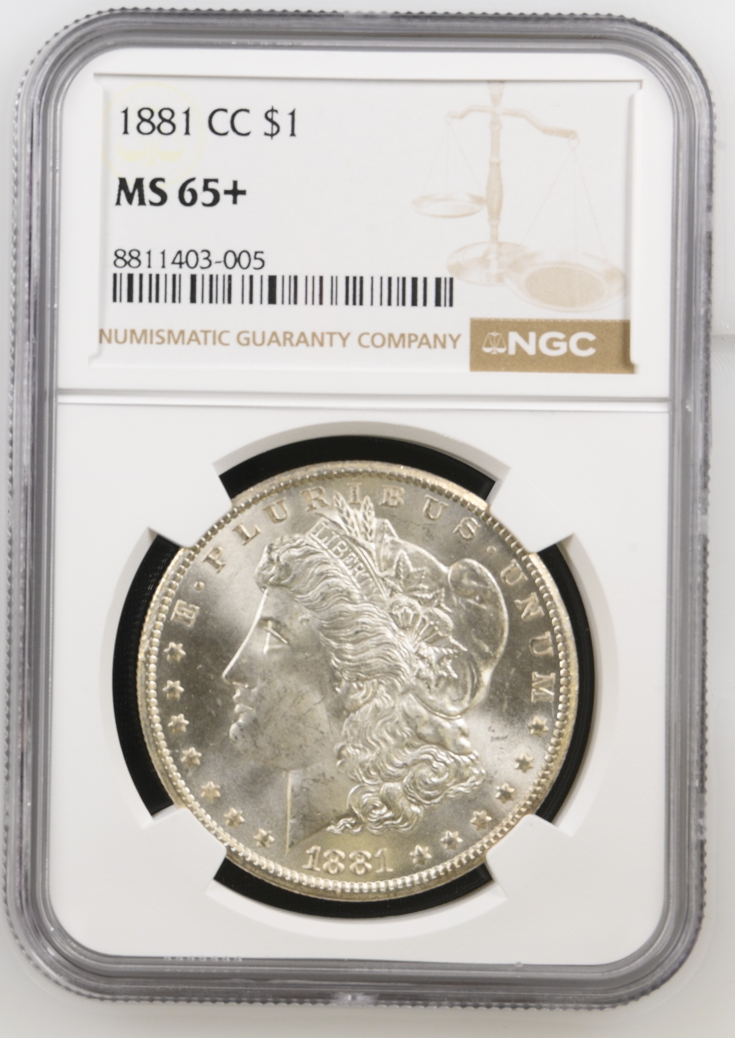1881-CC $1 MS