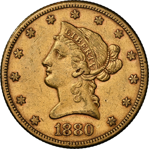 1880-CC $10 MS