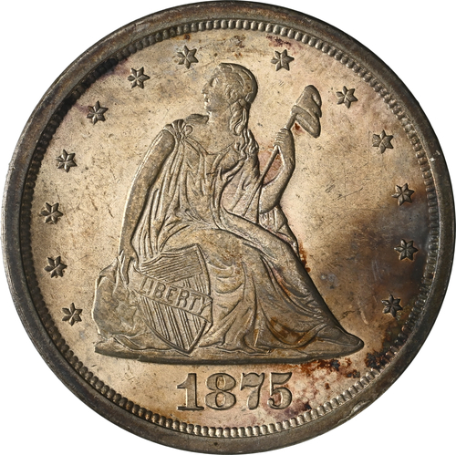 1875-S 20c MS