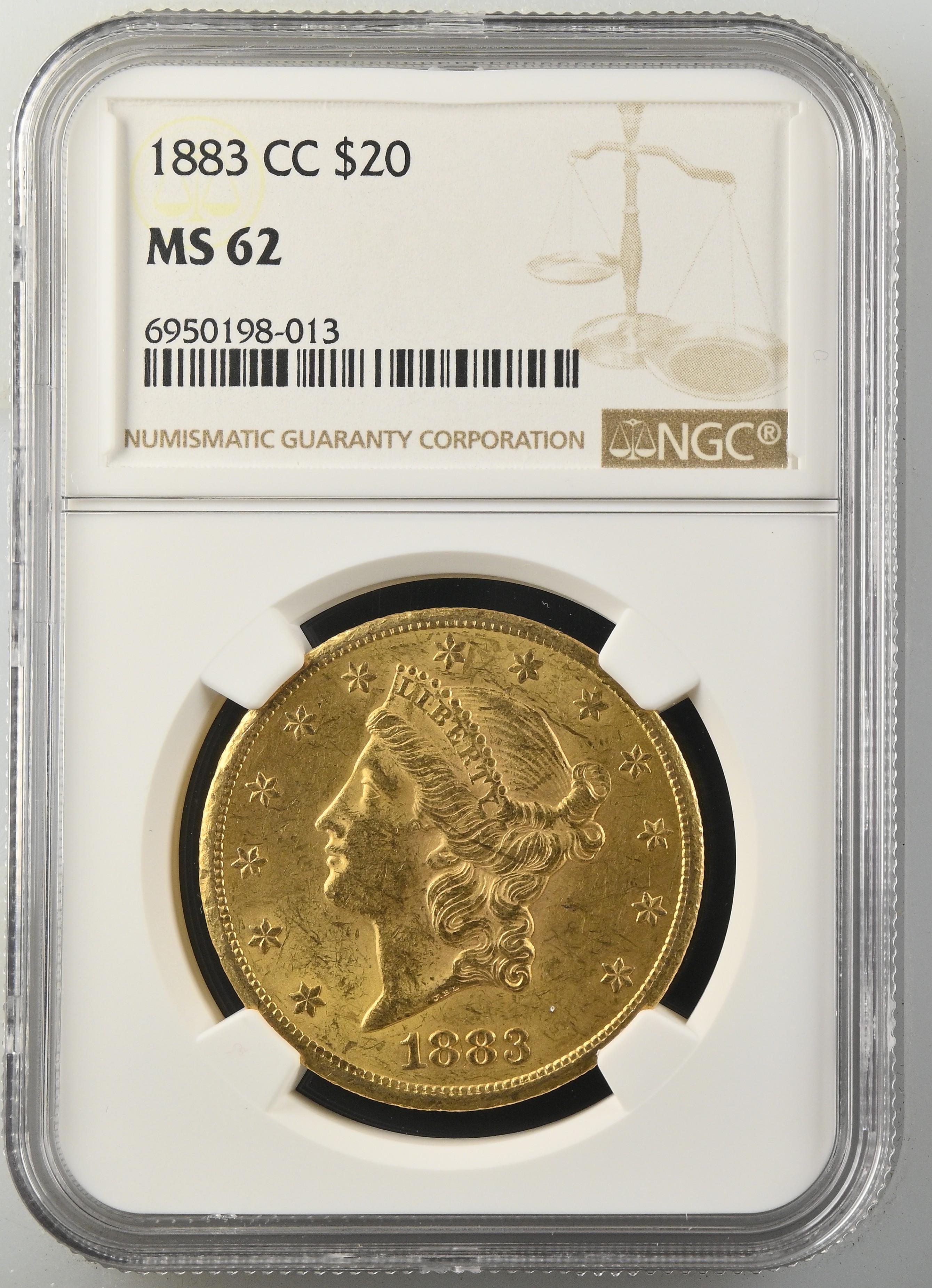 1883-CC $20 MS