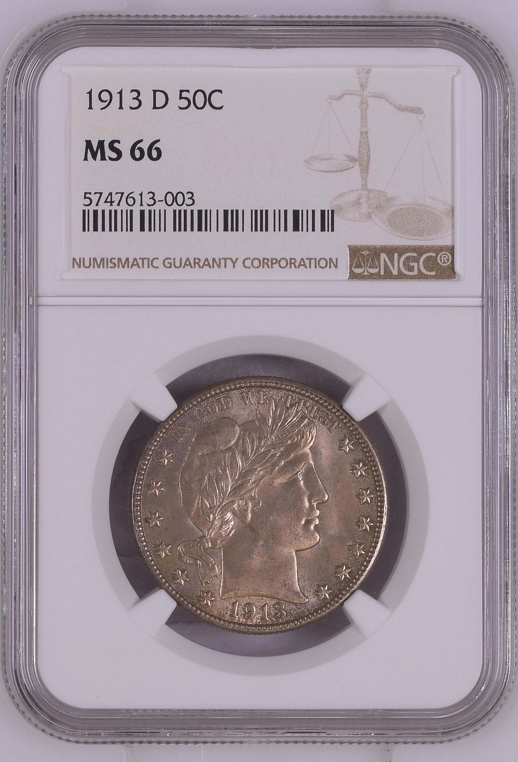 1913-D 50c MS