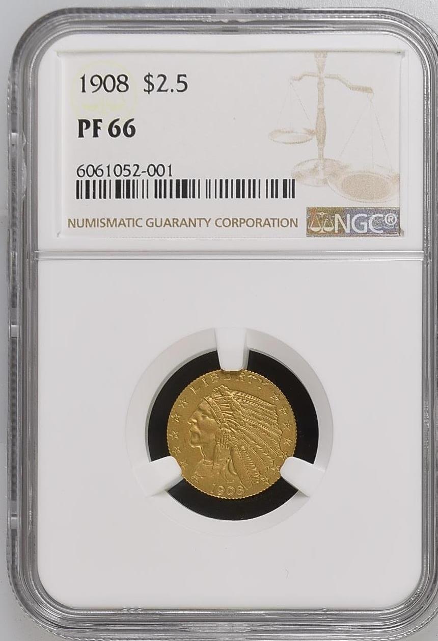1908 $2 1/2 PR