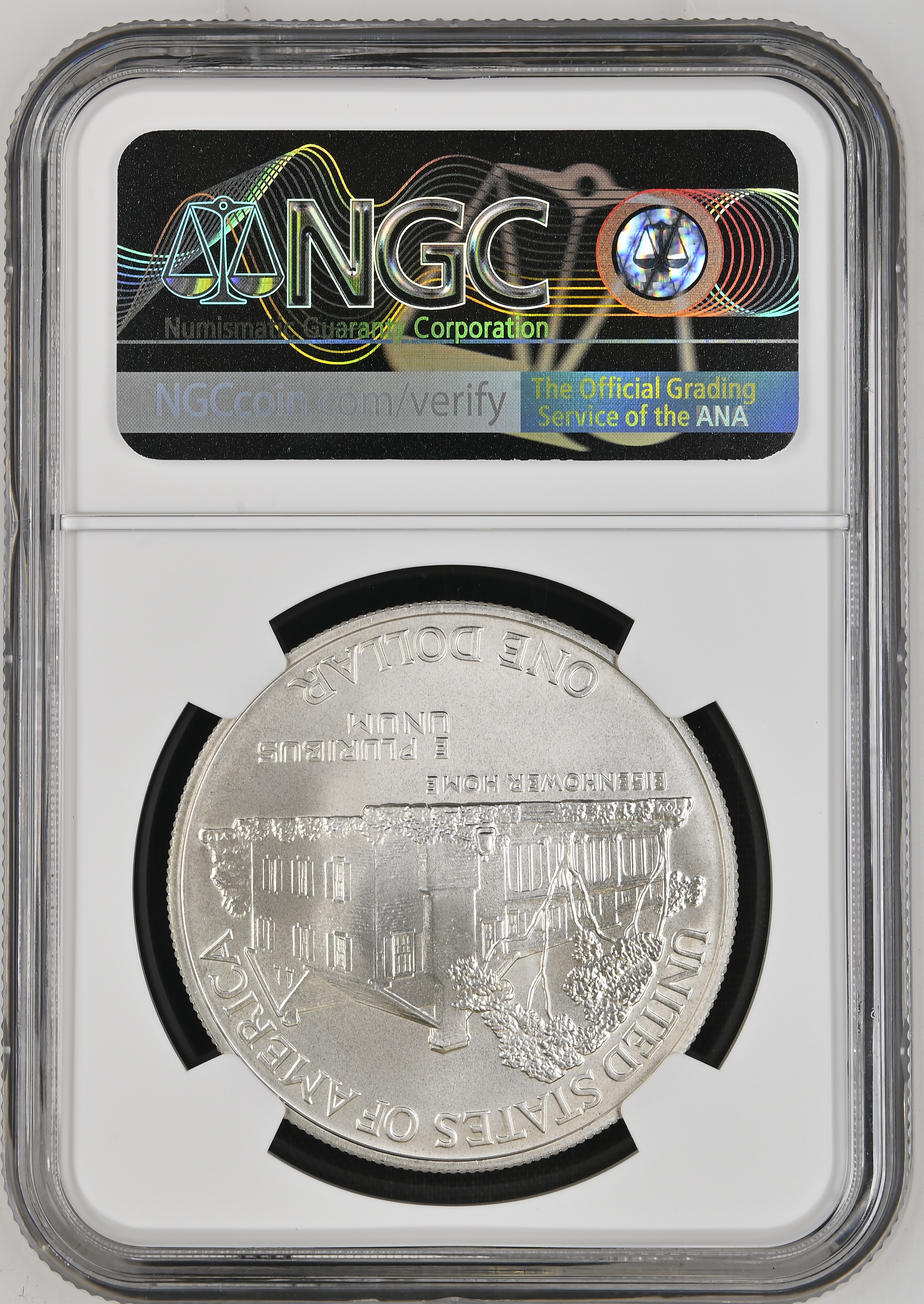 1990 アイゼンハワー   センテニアル 銀貨 1990-W Eisenhower Centennial Silver Dollar NGC MS69 | eBay
