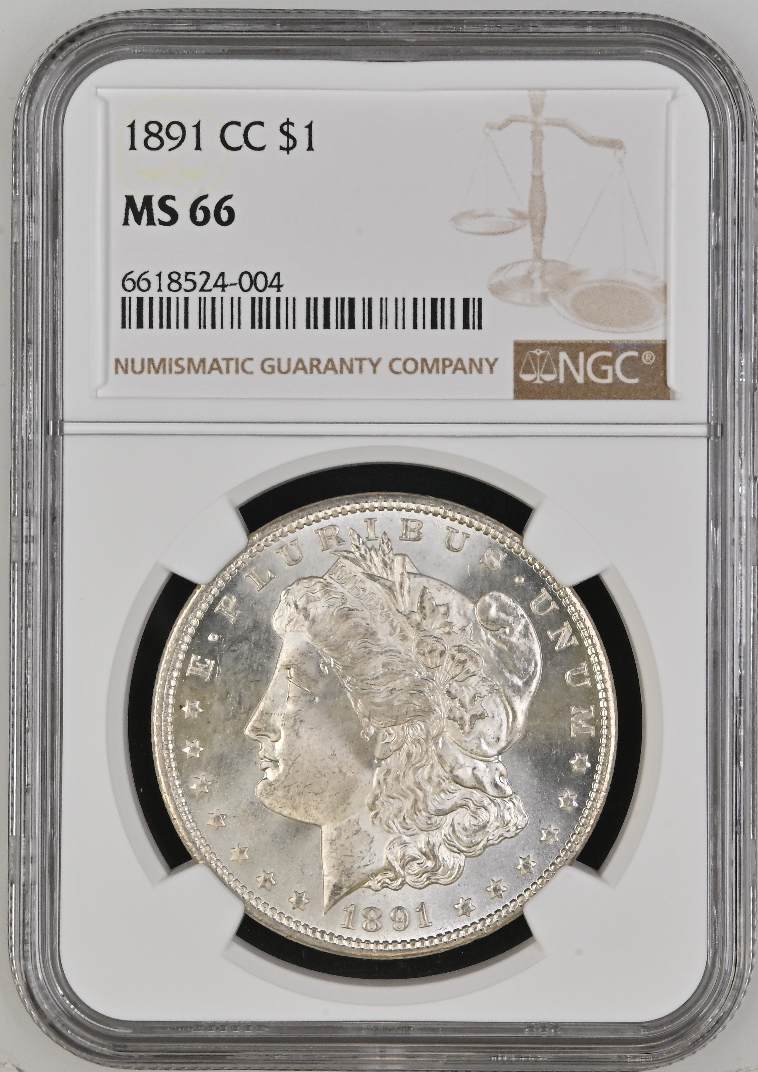 1891-CC $1 MS