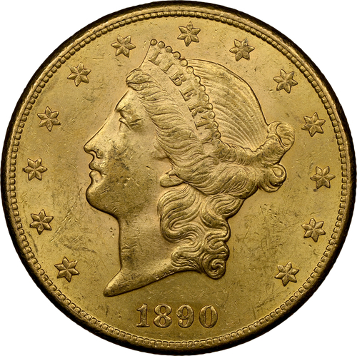 1890-CC $20 MS