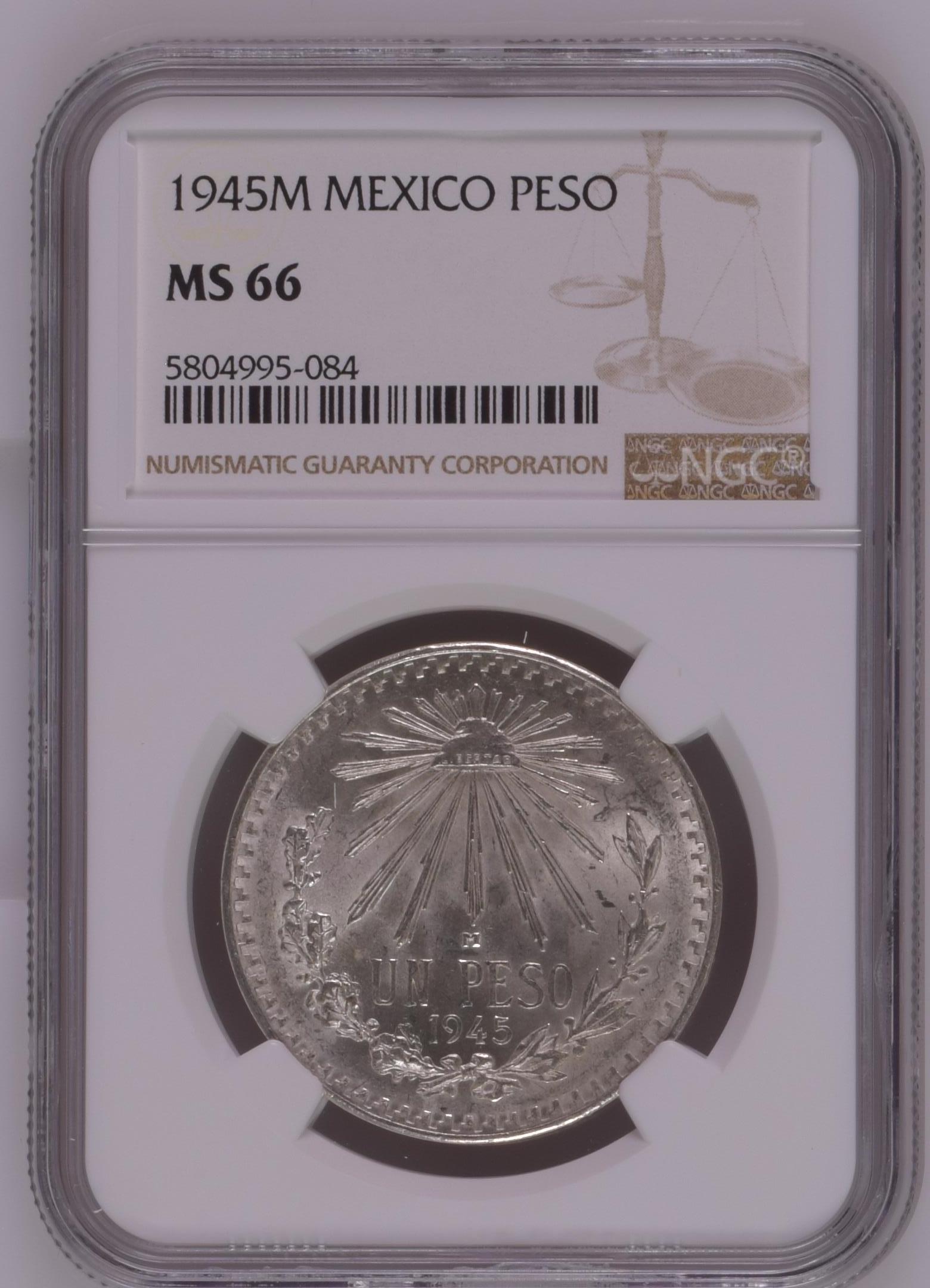 钱币天堂·交易区详情·原光鹰洋unpeso ngc评分m66